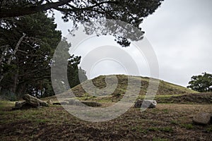 The neolithic cairn of Gavrinis 3500 BC in bretagne