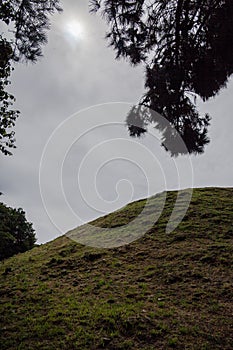 The neolithic cairn of Gavrinis 3500 BC in bretagne