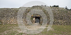 The neolithic cairn of Gavrinis 3500 BC in bretagne