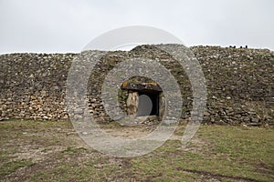 The neolithic cairn of Gavrinis 3500 BC in bretagne