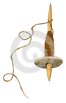 Neolithic hand spinning