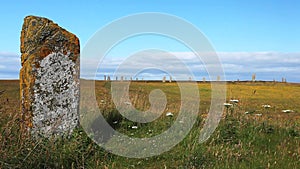 The neolithic Ring of Brodgar in Orkney