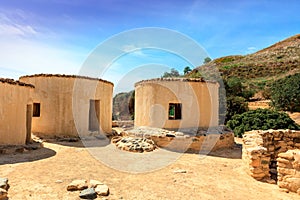 The Neolithic settlement of Choirokoitia in Cyprus.