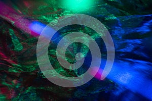 neon abstract background color lens flare green