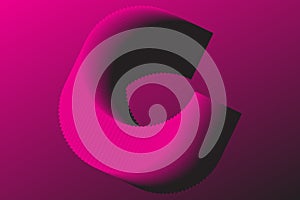 Neon Abstract Twisted Loop