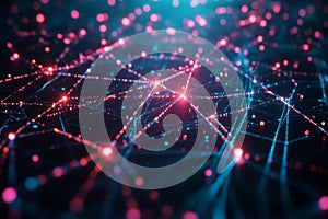 Neon AI Cloud Architecture Visualization