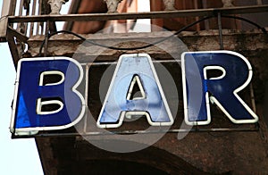 Neon bar sign