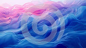 Neon blue and purple multicolored smoke puff cloud design elements, Picture of colorful abstract blue background The screen shows