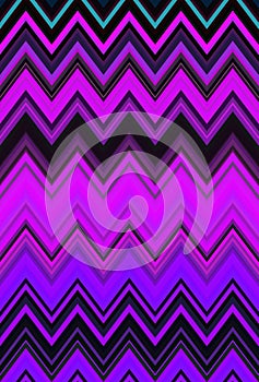 Neon chevron zigzag background ultra. glitzy effulgent