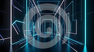 Neon cityscape marvel