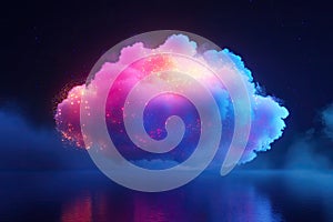 Neon Cloud Dreamscape