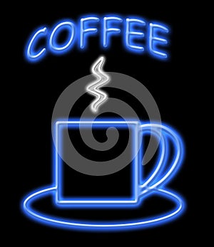 Neon Coffee Sign
