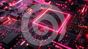 Neon CPU Motherboard