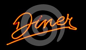 Neon Diner sign
