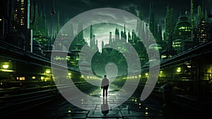 Neon Evolution: Hyper-Detailed Digital Revolution