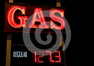 Neon Gas Sign