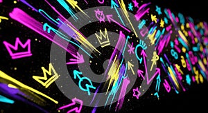 Neon Graffiti Dreams