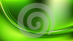 Neon Green Abstract Curve Background Illustration