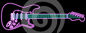 Neon Guitar