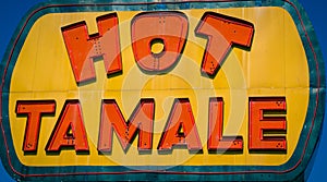 Neon hot tamale sign