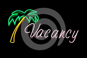 Neon Hotel Vacancy Sigg