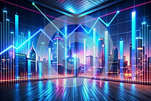 Neon illuminated dynamic wallpaper