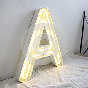 Neon Light Alphabet 