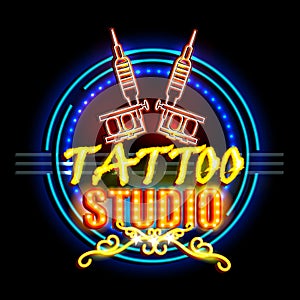 Neon Light signboard for Tattoo Studio