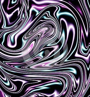 Neon light twirl swirl background