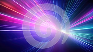 Neon Lights - Abstract Colorful Curve Speed Background with Lines