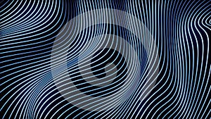 Neon lines wave, VJing motion graphics template