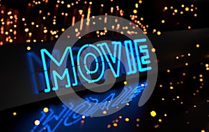 Neon Movie Sign