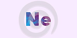 Neon Ne chemical element