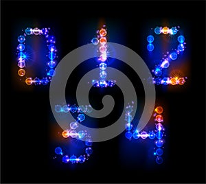 Neon numbers