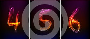 Neon numbers