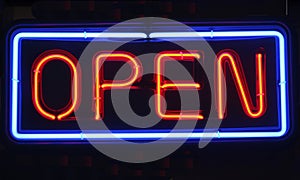 Neon Open Sign