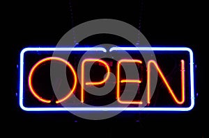 Neon Open Sign