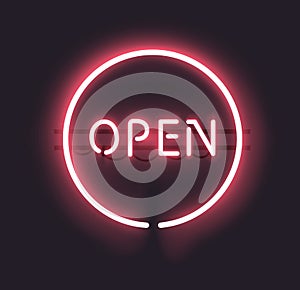 Neon Open Sign