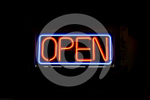 Neon OPEN Sign