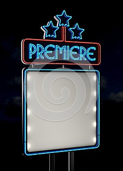 Neon Premiere Sign