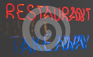 Neon Restaurant Sign