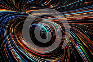 neon rush: high-speed glitch art abstract background photo