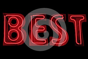 Neon sign - Best