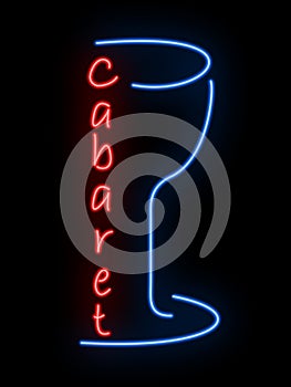 Neon sign - cabaret