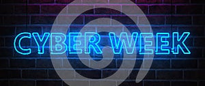 Neon Sign Cyber Week