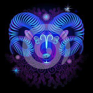 Neon signs of the Zodiac: Aries