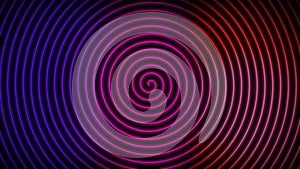 Neon Spiral dark background wallpaper