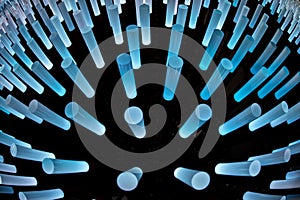 Neon tubes soft background texture