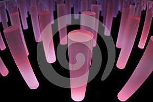 Neon tubes soft background texture