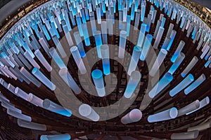 Neon tubes soft background texture